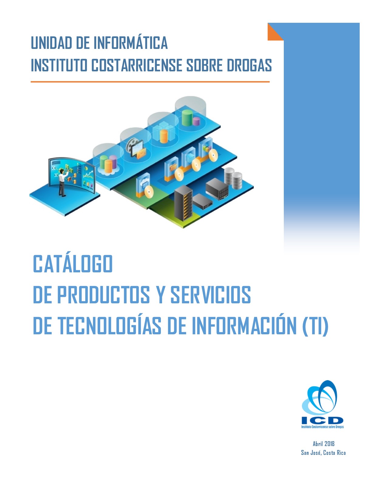 Portada Catálogo de Productos y Servicios de TI ICD