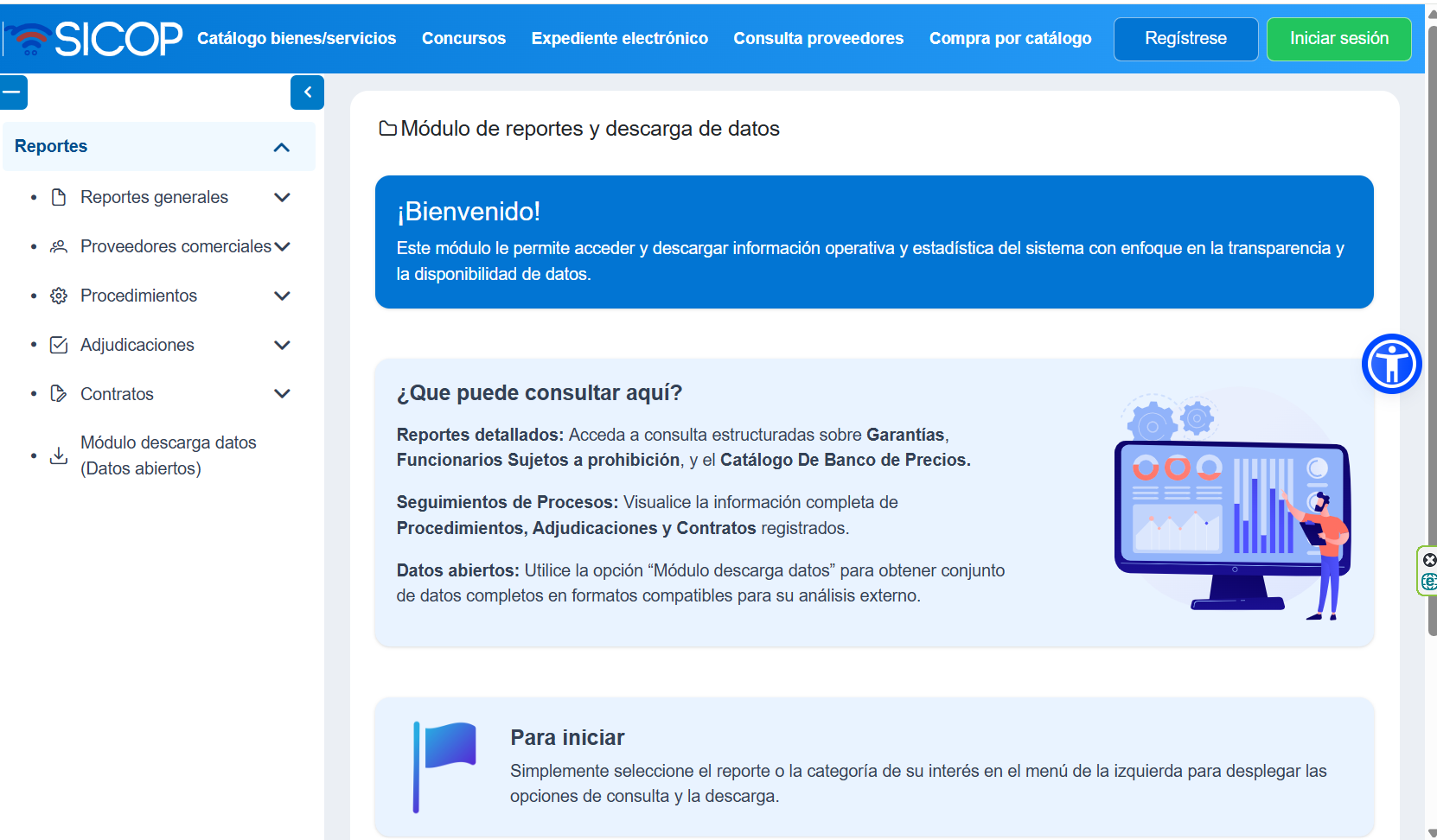 Módulo de descarga datos (Datos abiertos)