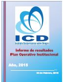 Portada Informe de Resultados del Plan Operativo Institucional, ICD 2015