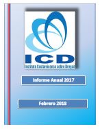 caratula Informe Anual 2017 del ICD