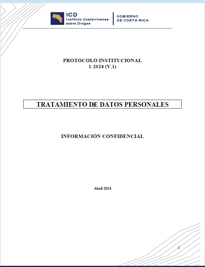 Protocolo Institucional Tratamiento de Datos Personales ICD